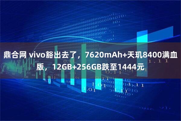鼎合网 vivo豁出去了，7620mAh+天玑8400满血版，12GB+256GB跌至1444元